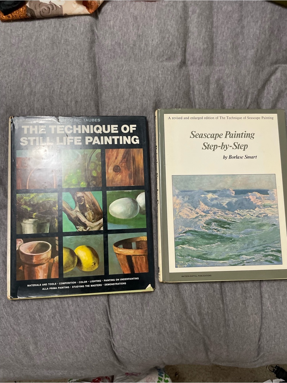 Vintage Art Instructional Book Bundle: Still Life & Seascape Painting